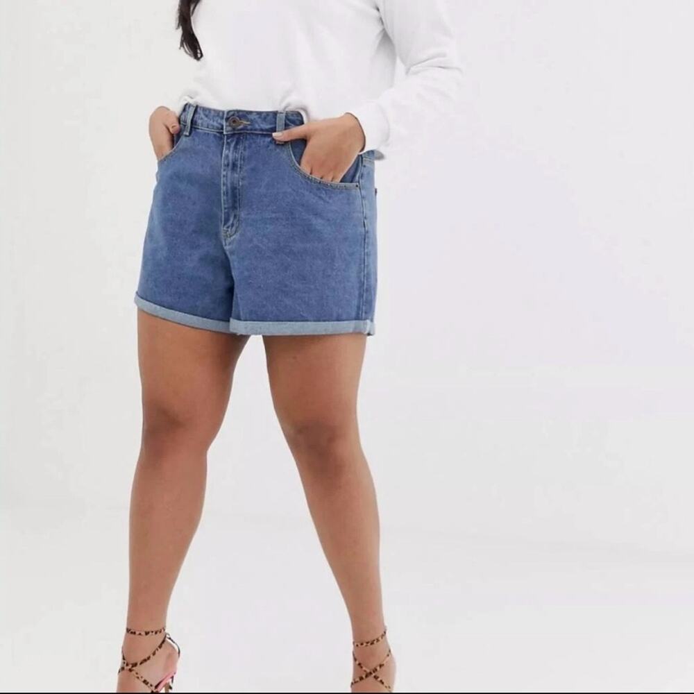 Liquor n Poker women's Rock Rebellious Denimwear high-rise shorts, size 10
 b48